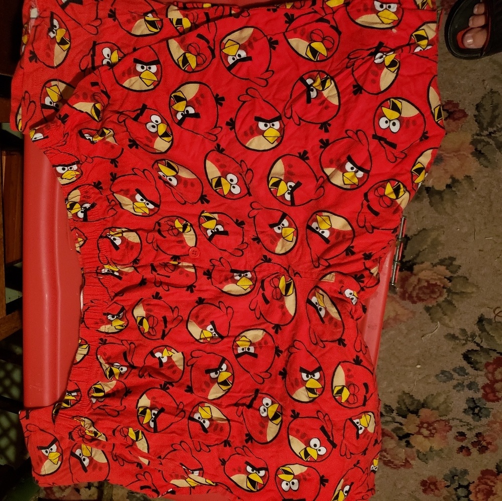Angry birds pj bottoms